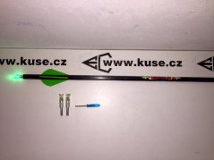 Svítící zadní inserty pro šípy luků, 3ks