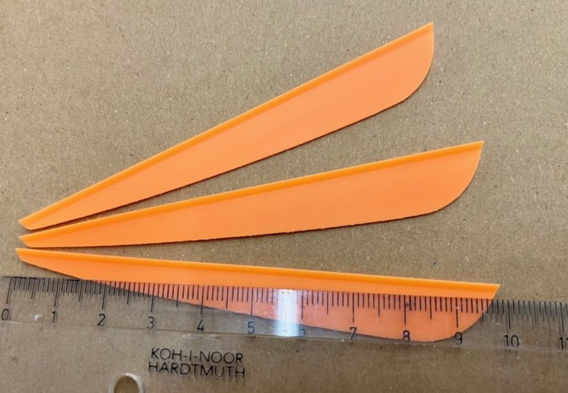 Letky - Vanes orange 10 cm