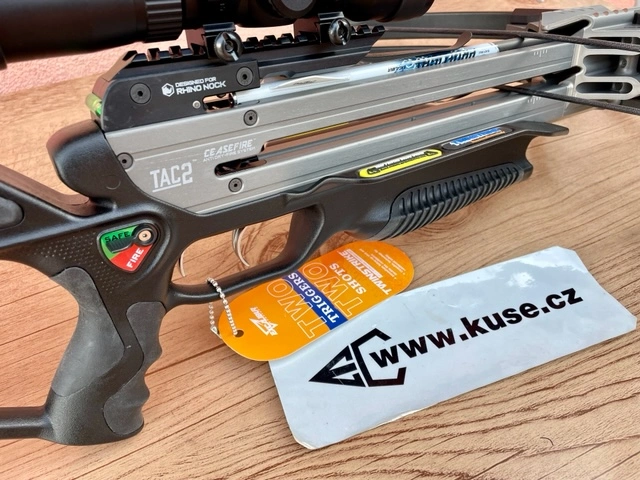 Excalibur TwinStrike Tac2 Black set s optikou Tact 100