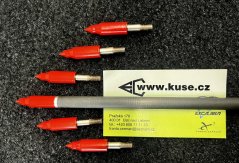 Hroty na šípy kuše terčové 3D 200 grain Premium - 6ks