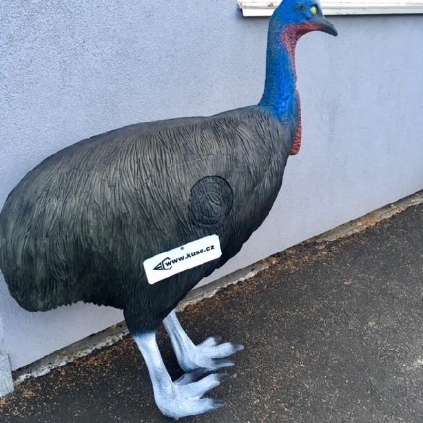 CASSOWARY WITH INSERT Eleven E66, 3D crossbow and bow target