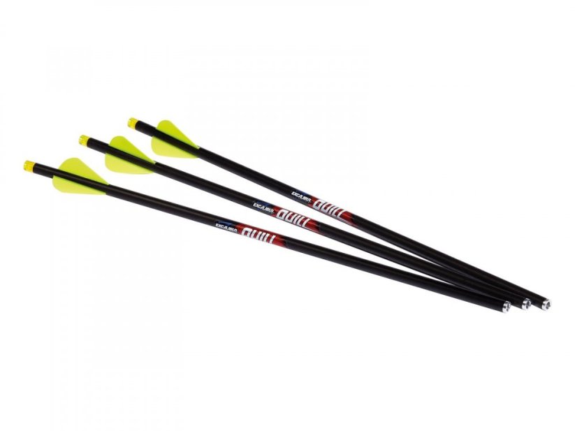 Quill Excalibur Iluminated Arrows 3 ks with rear illuminated insert