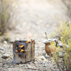 Bushcraft Bushbox Titanium lf přenosný vařič a gril