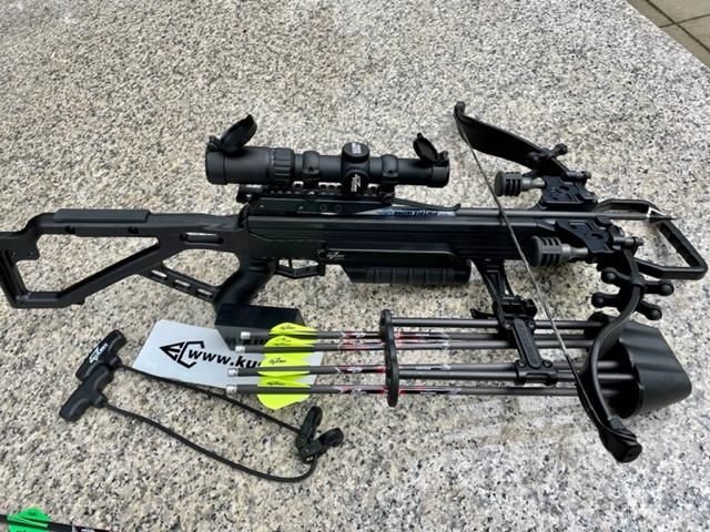 Excalibur Micro 360 SMU Black with Overwatch scope and cheekpiece