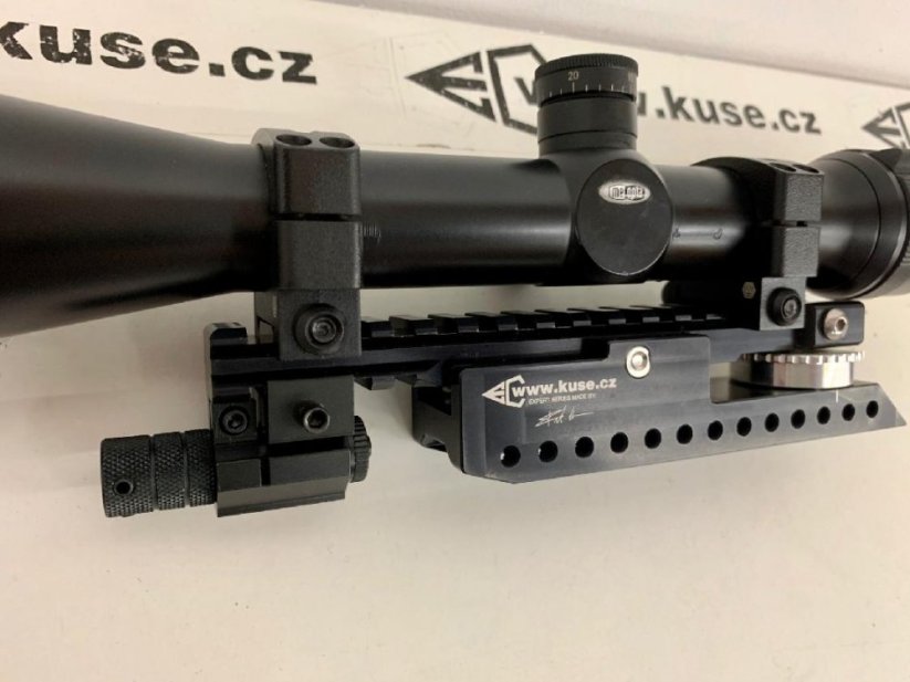 Adjustable mount kuse.cz on 20mm weaver