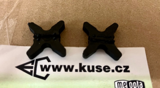 Original star-shaped string dampeners for Excalibur crossbows