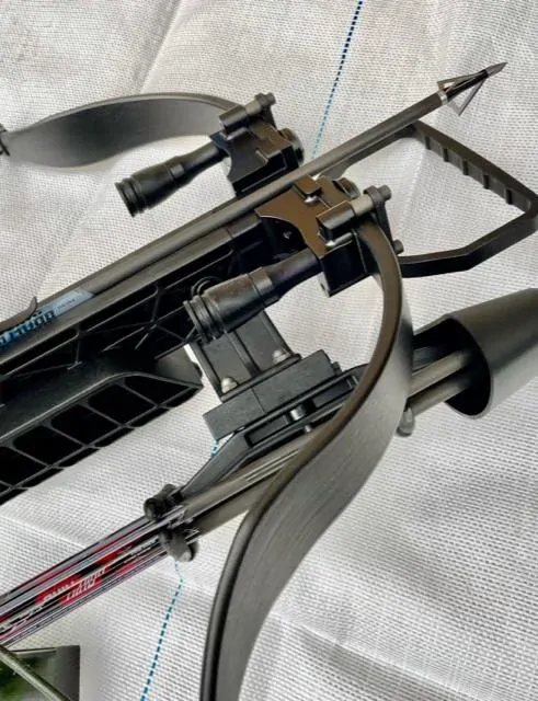 Excalibur Mag Air SMU  set s optikou Dead Zone, lícnicí a tlumiči tětivy