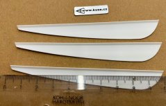 Letky - Vanes white 10 cm for crossbows and bows