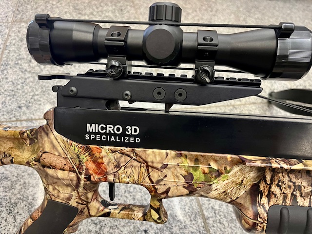 Crossbow 4x32 scope with Illuminated reticle