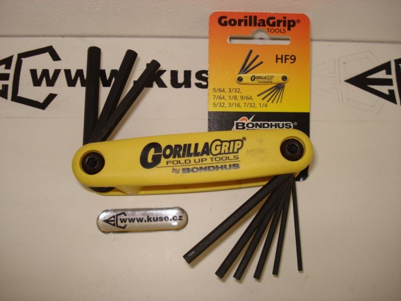 Bondhus Gorilla Grip, set of inch tools