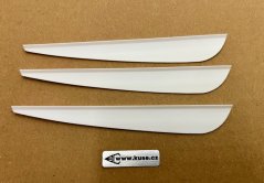 Letky - Vanes white 10 cm for crossbows and bows