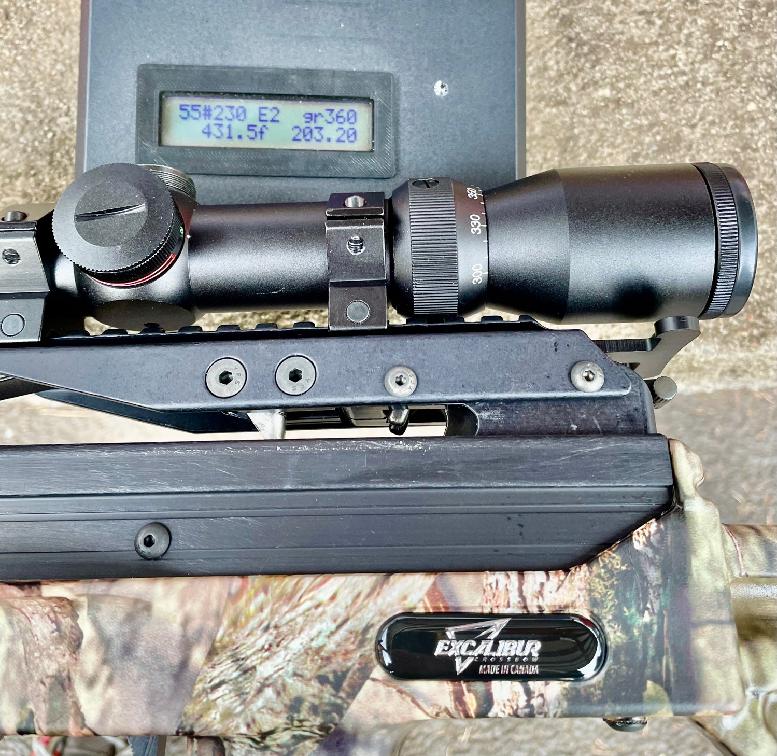 Excalibur Bulldog 430 SMU with TACT 100 scope and cheekpiece