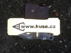 Damascus - Flat folding knife