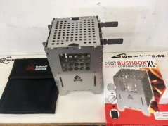 Bushcraft Bushbox XL nerez outdoorový vařič a gril