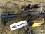 Crossbow Beast Hunter XB56 Frost Wolf, compound crossbow set with scope