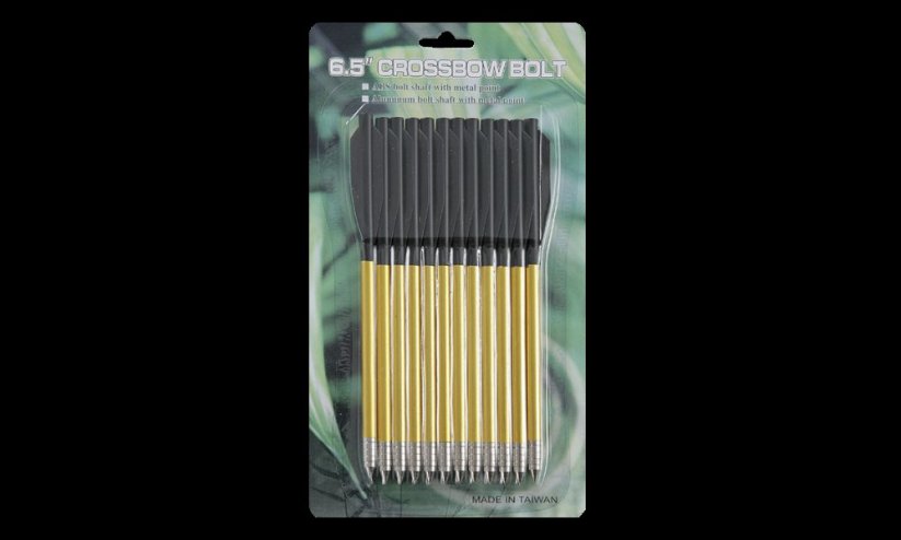 Bolts for pistol crossbow Aligator, dural, 12 pc