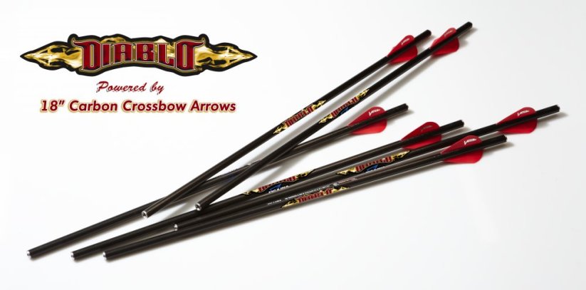 Diablo Rhino 18" original Excalibur Carbon Arrows, 5 pc