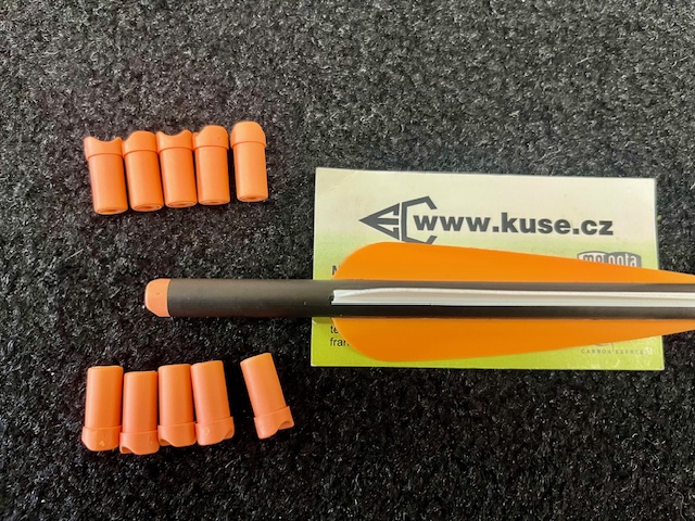 Rear insert for arrows used in Man Kung crossbows