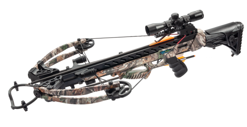 Kuše Mankung Frost Wolf 175 lb Camo Kit 375 fps