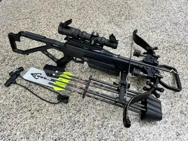 Excalibur Micro 360 SMU Black with Overwatch scope and cheekpiece