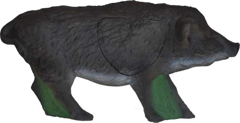 Wild boar Eleven with insert, 3D target for bows and crossbows