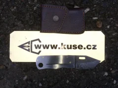 Damascus - Flat folding knife