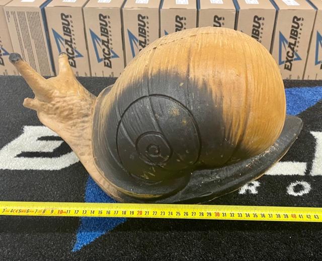 Hlemýžd - Snail, 3D target for bows and crossbows