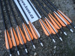 Šípy carbon arrows pro luky 28" 10 ks, 100% carbonové vlákno