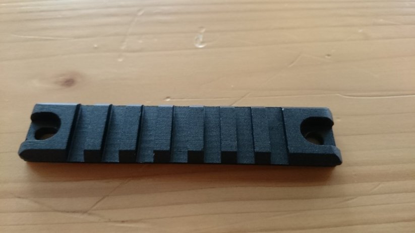 Weaver rail 20mm long
